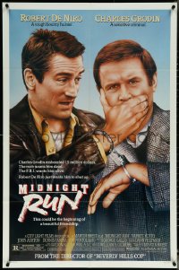 6b0921 MIDNIGHT RUN 1sh 1988 Robert De Niro with Charles Grodin who stole $15 million!