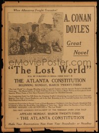 6b0041 LOST WORLD newspaper supplement 1920s