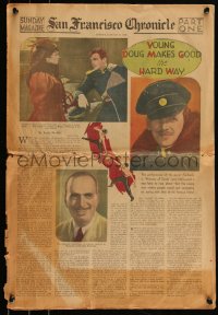 6b0073 PRISONER OF ZENDA newspaper January 9, 1938 San Francisco Chronicle, Douglas Fairbanks Jr.