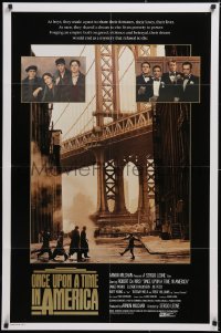 6b0942 ONCE UPON A TIME IN AMERICA int'l 1sh 1984 Robert De Niro, James Woods, Sergio Leone!