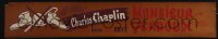 6b0040 MONSIEUR VERDOUX paper banner 1947 a new Charles Chaplin, modern French Bluebeard, ultra rare!