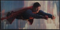 6b0044 SUPERMAN 13x25 special poster 1978 comic book hero Christopher Reeve flying with arms out!