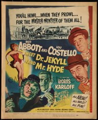 6b0138 ABBOTT & COSTELLO MEET DR. JEKYLL & MR. HYDE WC 1953 Bud & Lou meet scary Boris Karloff!