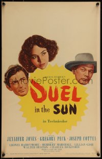 6b0159 DUEL IN THE SUN WC 1947 Jennifer Jones, Gregory Peck & Joseph Cotten in King Vidor epic!