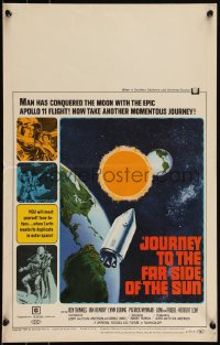 6b0175 JOURNEY TO THE FAR SIDE OF THE SUN WC 1969 Doppleganger, Earth meets itself in outer space!