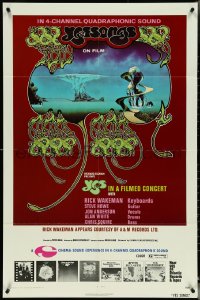 6b1089 YESSONGS 1sh 1975 directed by Peter Neal, great art by Roger Dean, Yes, rock & roll!