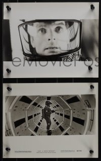 6b1541 2001: A SPACE ODYSSEY 5 8x10 stills 1968 Stanley Kubrick, Keir Dullea, William Sylvester!