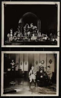 6b1590 MASK OF FU MANCHU 4 8x10 stills 1932 Jean Hersholt and cast, one with Asian Boris Karloff!