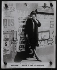 6b1509 MY LIFE TO LIVE 8 8x10 stills 1963 Jean-Luc Godard's Vivre sa Vie, sexy smoking Anna Karina!