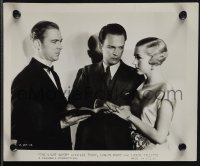 6b1711 NIGHT MAYOR 2 8x10 stills 1932 Lee Tracy & sexy Evalyn Knapp with Don Dillaway, ultra rare!