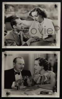 6b1537 NO MORE LADIES 6 8x10 stills 1935 Joan Crawford, Robert Montgomery, Ruggles, Oliver, Patrick!