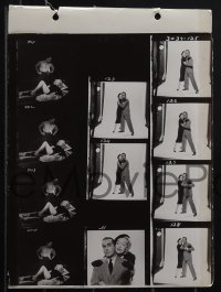 6b1556 WITNESS FOR THE PROSECUTION 5 8.25x10 to 8.25x11 contact sheet stills 1958 Power, Dietrich!