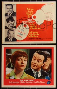 6b0578 APARTMENT 8 LCs 1960 directed by Billy Wilder, Jack Lemmon, Shirley MacLaine, complete set!