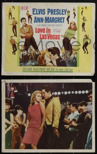 6b0624 VIVA LAS VEGAS 8 int'l LCs 1964 Elvis Presley dancing with sexy Ann-Margret, Love in Las Vegas!