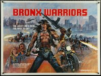 6c0013 1990: THE BRONX WARRIORS British quad 1983 Vic Morrow, Fred Williamson, completely different!