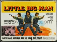 6c0065 LITTLE BIG MAN British quad 1971 Dustin Hoffman as most neglected hero in history, Arthur Penn!