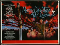 6c0074 MERRY CHRISTMAS MR. LAWRENCE British quad 1983 David Bowie in World War II Japan!