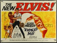 6c0115 TICKLE ME British quad 1965 Elvis Presley is fun, way out wild & wooly, sexy & ultra rare!