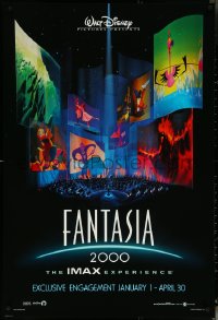 6c0730 FANTASIA 2000 IMAX advance DS 1sh 1999 Walt Disney cartoon set to classical music!