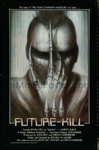 6c0748 FUTURE-KILL 1sh 1984 Edwin Neal, really cool science fiction artwork by H.R. Giger!