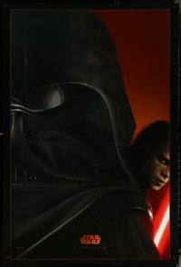 6c0896 REVENGE OF THE SITH teaser DS 1sh 2005 Star Wars Episode III, great image of Darth Vader!