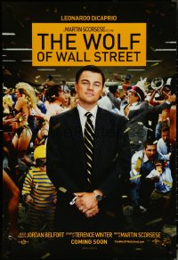 6c0995 WOLF OF WALL STREET int'l teaser DS 1sh 2013 Martin Scorsese directed, Leonardo DiCaprio!