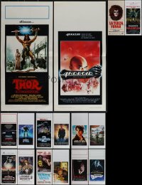 6d0687 LOT OF 16 FORMERLY FOLDED HORROR/SCI-FI/FANTASY ITALIAN LOCANDINAS 1970s-2010s cool images!