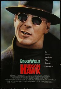 6d0845 LOT OF 21 UNFOLDED SINGLE-SIDED HUDSON HAWK ADVANCE ONE-SHEETS 1991 c/u of Bruce Willis!
