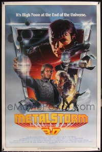 6d0959 LOT OF 7 UNFOLDED SINGLE-SIDED 27X41 METALSTORM ONE-SHEETS 1983 Destruction of Jared-Syn!