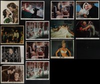6d0507 LOT OF 13 COLOR 8X10 STILLS & MINI LOBBY CARDS 1930s-1970s scenes from a variety of movies!