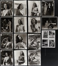 6d0501 LOT OF 15 HEDY LAMARR RE-STRIKE PHOTOS 1970s great portraits of the beautiful actress!