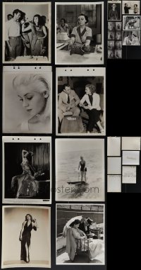 6d0504 LOT OF 14 8X10 STILLS 1930s-1950s candids, scenes & portraits from a variety of movies!