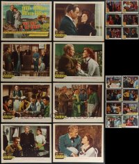 6d0417 LOT OF 22 SPENCER TRACY LOBBY CARDS 1940s complete & incomplete sets from his movies!