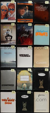 6d0140 LOT OF 15 PRESSKITS 1980s-1990s containing a total of 155 8x10 stills in all!