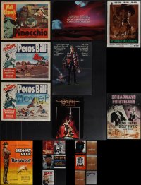6d0378 LOT OF 20 LOBBY CARDS BOOKS & MISCELLANEOUS ITEMS 1950s-1990s a variety of cool images!