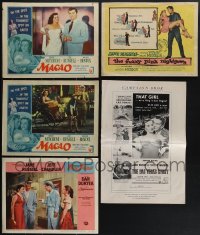 6d0382 LOT OF 4 JANE RUSSELL LOBBY CARDS & 1 PRESSBOOK 1940s Macao, Las Vegas Story & more!