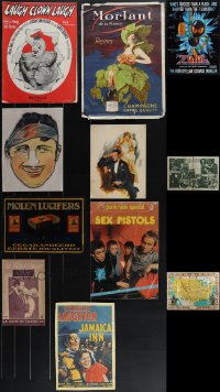 6d0155 LOT OF 11 MISCELLANEOUS 1920s-1980s ITEMS 1920s-1980s a variety of cool movie images & more!