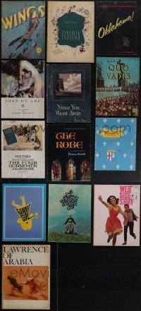 6d0148 LOT OF 13 SOUVENIR PROGRAM BOOKS 1920s-1960s great images & info from a variety of movies!