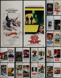 6d0665 LOT OF 26 FORMERLY FOLDED 1960s-1980s ITALIAN LOCANDINAS 1960s-1980s cool movie images!