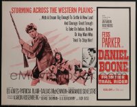 6d0639 LOT OF 14 UNFOLDED DANIEL BOONE FRONTIER TRAIL RIDER HALF-SHEETS 1966 Fess Parker!