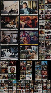 6d0442 LOT OF 102 COLOR MINI LOBBY CARDS 1970s-1980s incomplete sets from a variety of movies!
