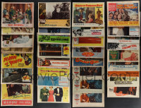 6d0385 LOT OF 425 LOBBY CARDS 1940s-1970s complete & incomplete sets from many different movies!