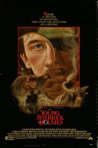 6d0835 LOT OF 23 UNFOLDED SINGLE-SIDED 27X41 YOUNG SHERLOCK HOLMES ONE-SHEETS 1985 Barry Levinson!