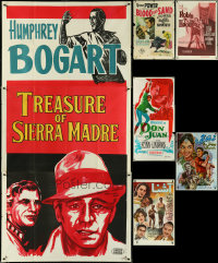 6d0201 LOT OF 6 EGYPTIAN POSTERS 1950s-1970s great images from a variety of movies!