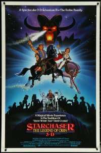6d0894 LOT OF 13 UNFOLDED SINGLE-SIDED 27X41 STARCHASER ONE-SHEETS 1985 The Legend of Orin 3-D