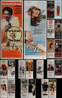 6d0730 LOT OF 21 MOSTLY UNFOLDED 1970S INSERTS 1970s great images from a variety of different movies!