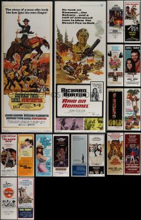 6d0727 LOT OF 22 UNFOLDED 1970S INSERTS 1970s great images from a variety of different movies!
