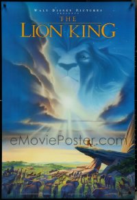 6d1036 LOT OF 3 UNFOLDED DOUBLE-SIDED LION KING ONE-SHEETS 1994 classic Walt Disney cartoon!