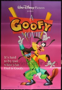 6d0305 LOT OF 14 FOLDED DOUBLE-SIDED 27X40 GOOFY MOVIE ONE-SHEETS 1995 Walt Disney cartoon!