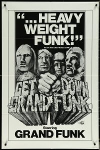 6d0332 LOT OF 8 FOLDED MONDO DAYTONA R70S ONE-SHEETS R1970s Get Down Grand Funk, Mt. Rushmore art!